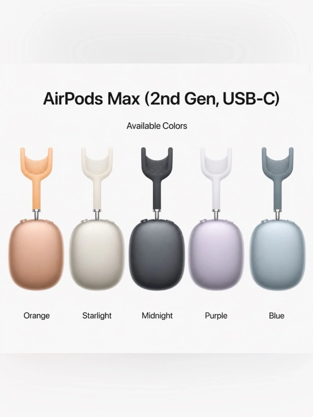 Apple AirPods Max Headphones - Midnight